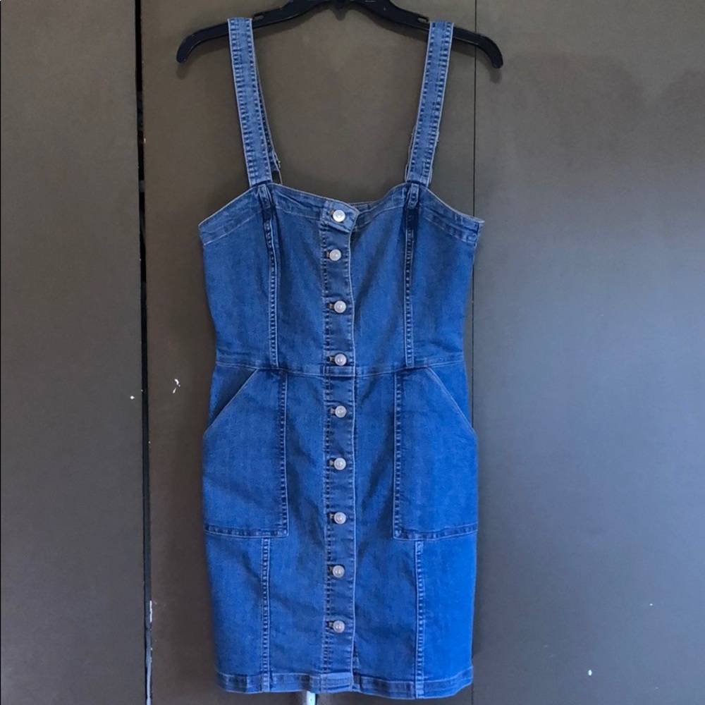 Sexy Button-down Denim Dress